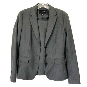 2P Gray Banana Republic Suit with Skirt